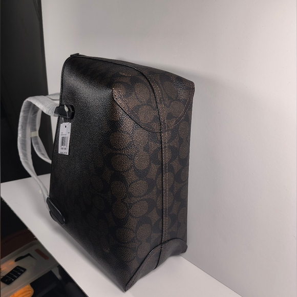 Coach small IMXAQ small city tote Black and Brown Women's Tote Bag - Picture 5 of 15